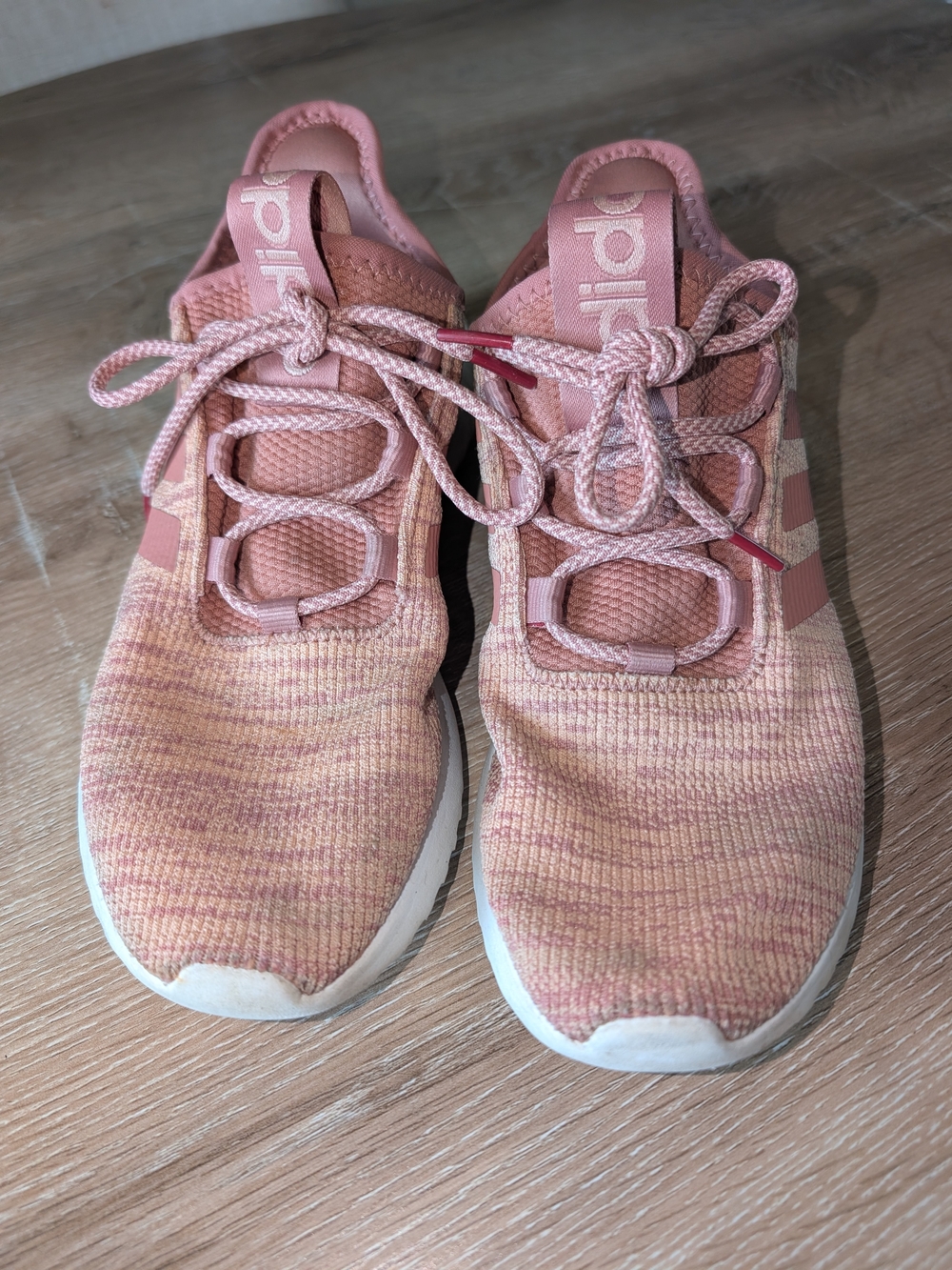 adidas Women's Pink Knit Running Sneakers